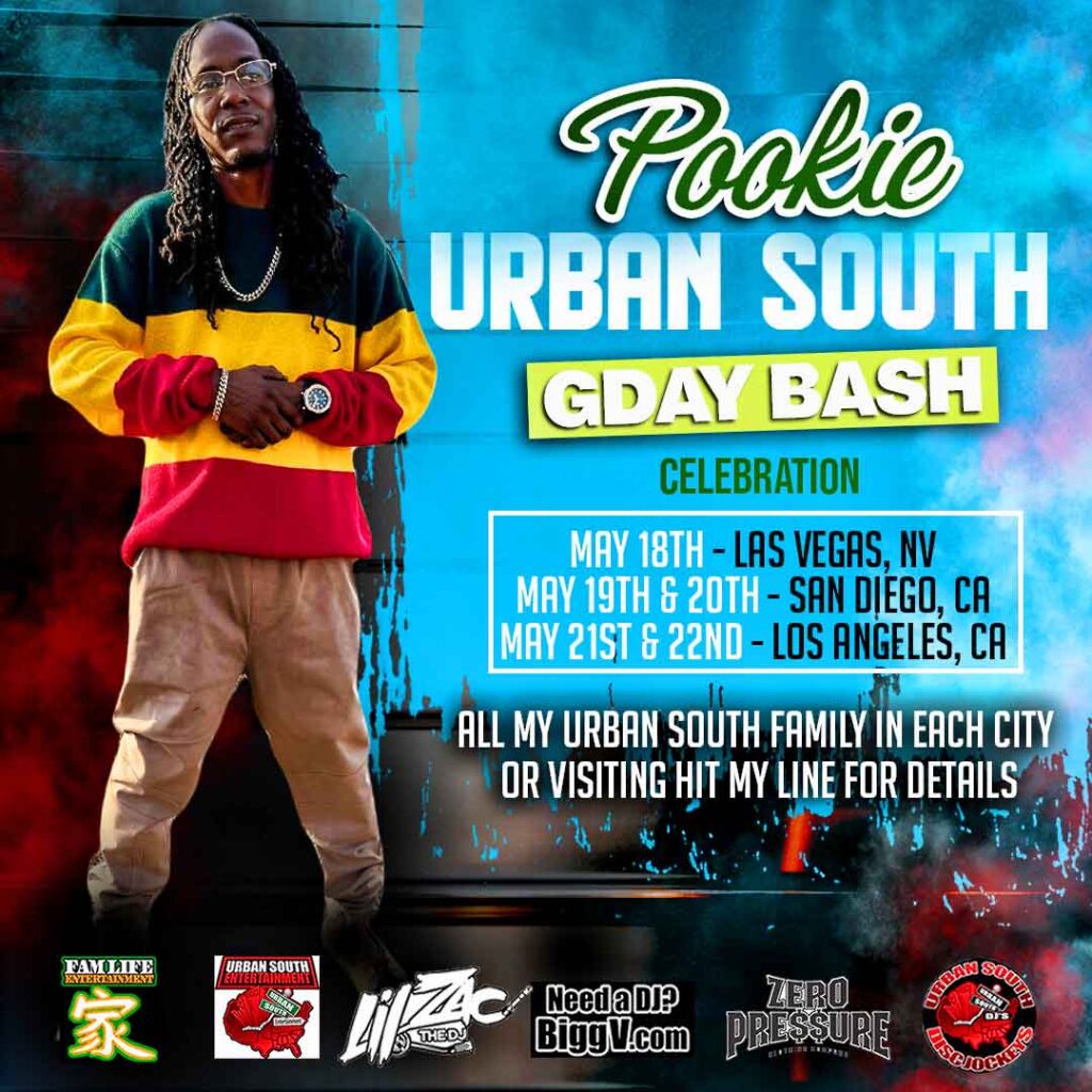 Pookie Urban South Gday Bash Flyer design
